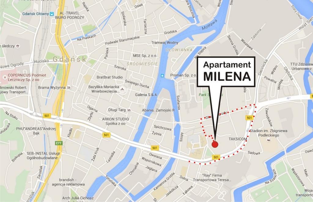 Apartment Milena 그단스크 객실 사진